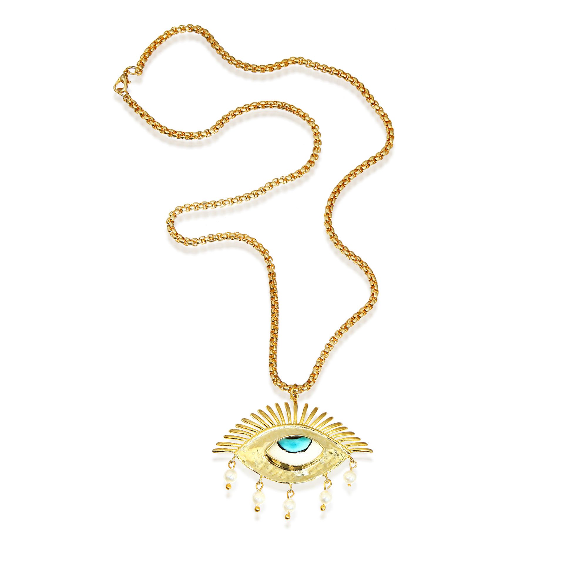 PORCELAIN EYE NECKLACE