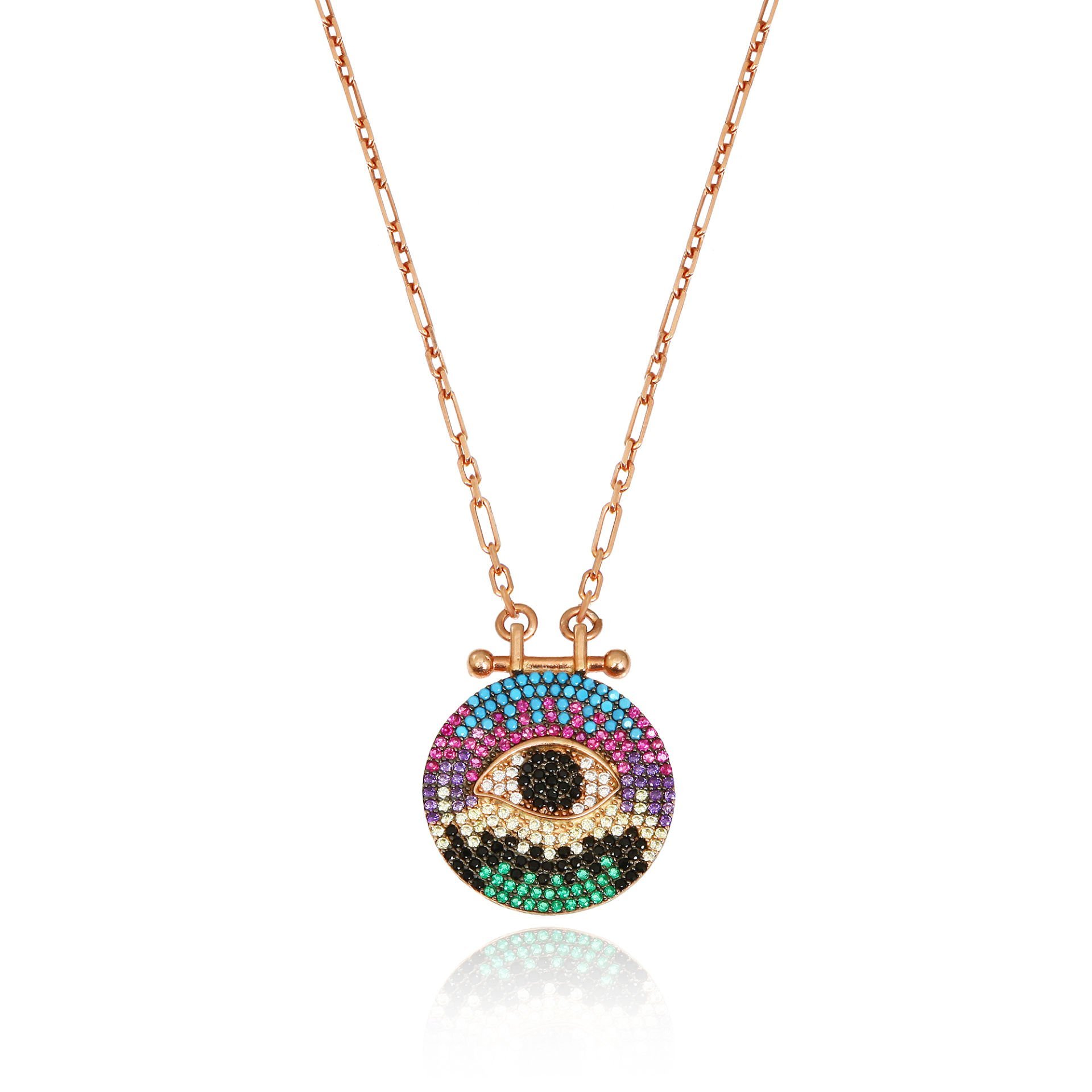 COLORFUL EYE MEDALLION
