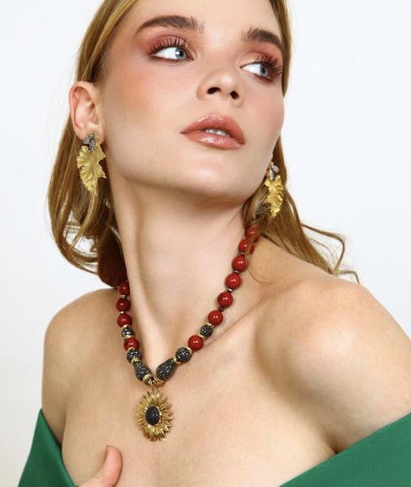 SUNFLOWER NATURAL NECKLACE