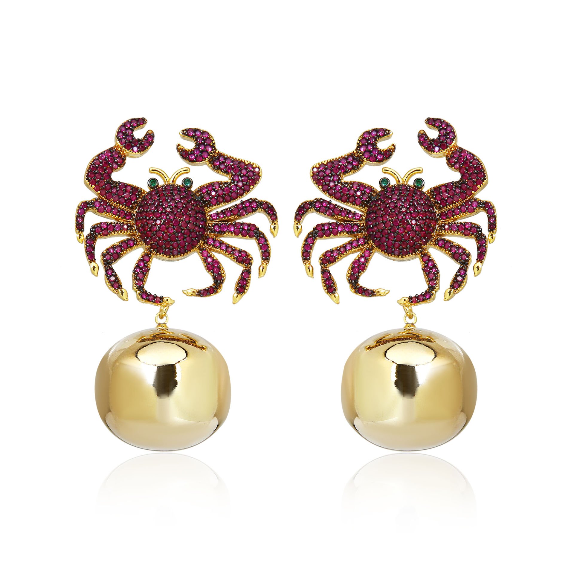 FUSCHIA CRAB BALL