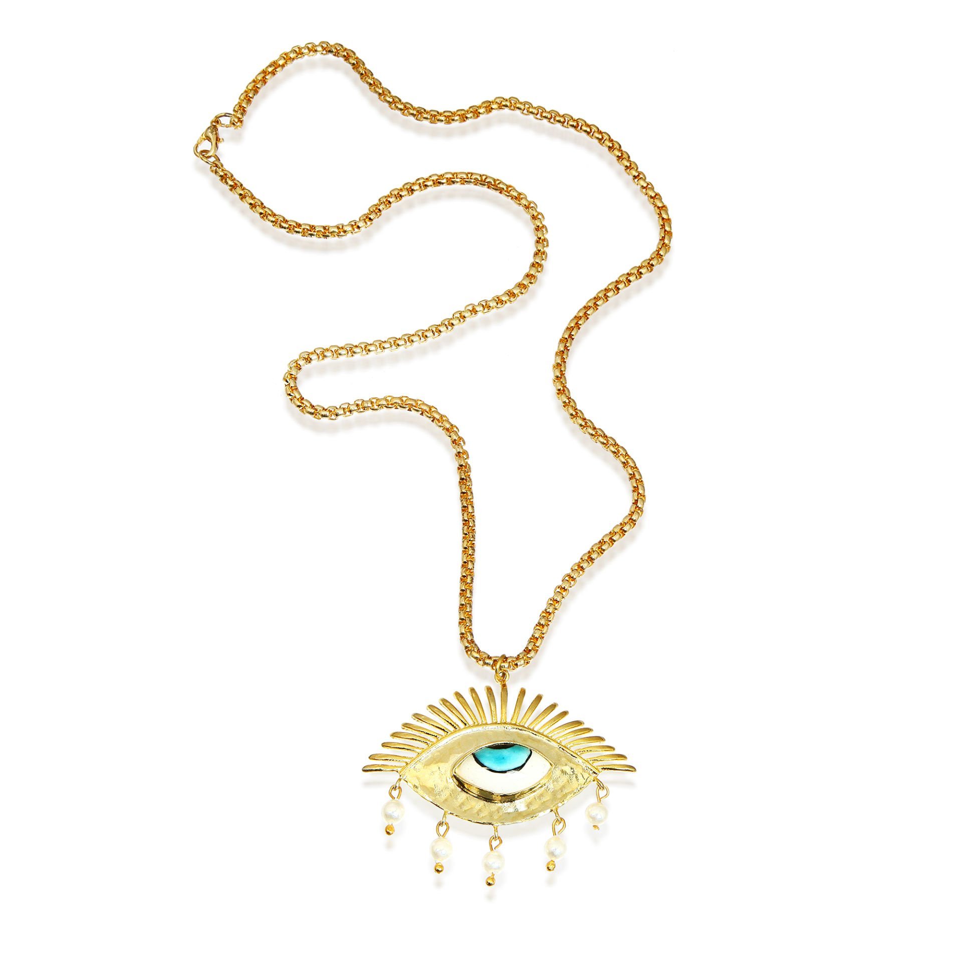 PORCELAIN EYE NECKLACE