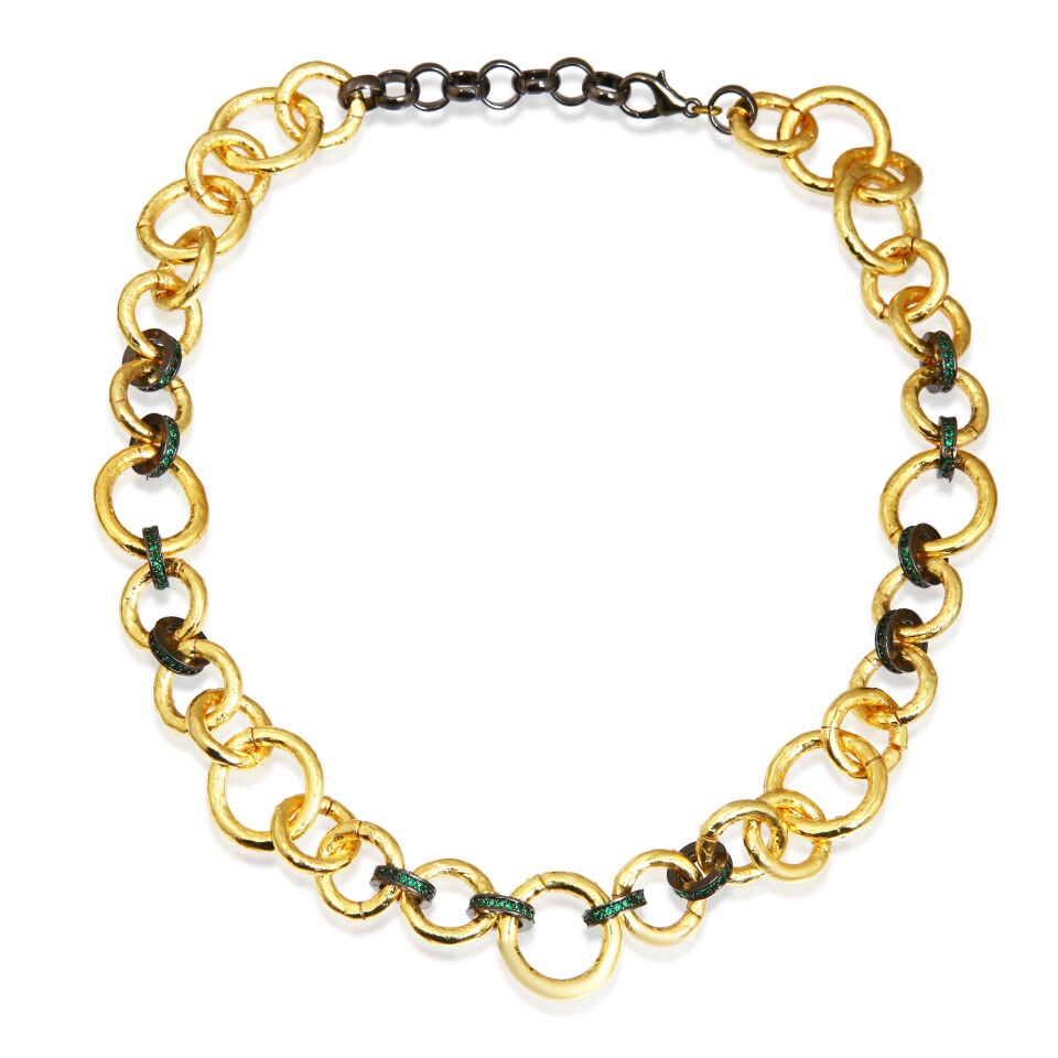 GREEN SPARKLE CHAIN
