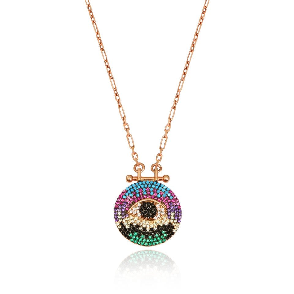 COLORFUL EYE MEDALLION