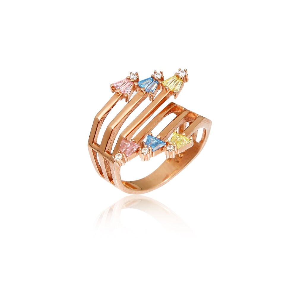 COLORFUL ARROW RING